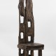 chaise monumentale en bois