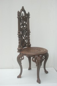 cast iron chair