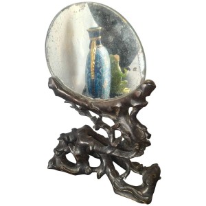 Mirror in Black Wood