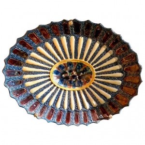 jaspered medallion plate
